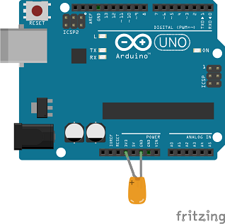 2.3 Premiers montages sur breadboard, Allumer une LED !